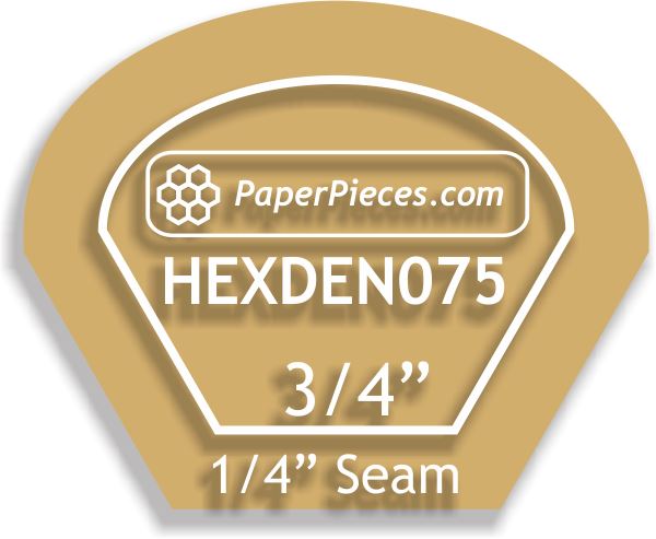 3/4" Hexden