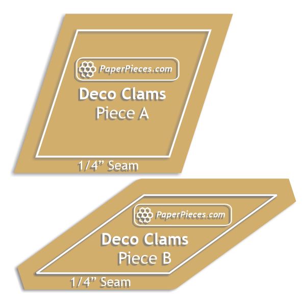 Deco Clamshells by Paper Pieces®