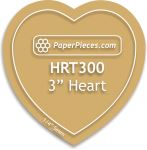 3" Hearts