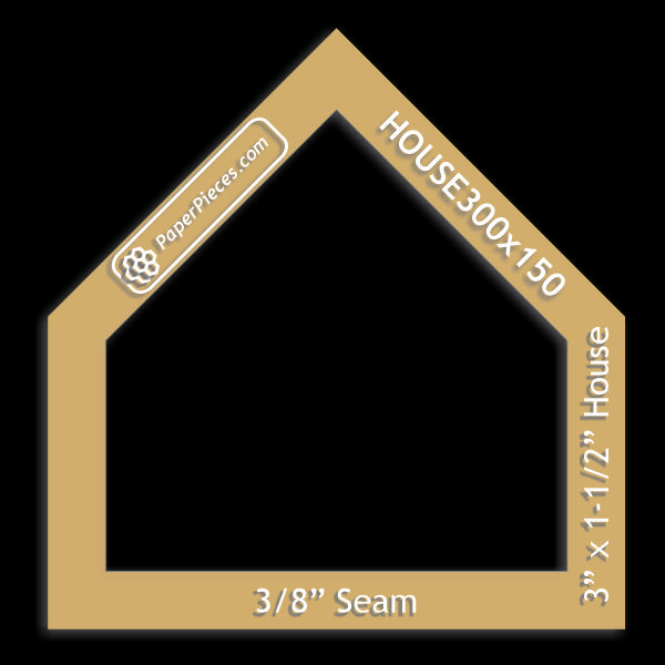 3" x 1-1/2" House