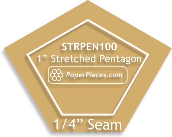 1" Stretched Pentagons