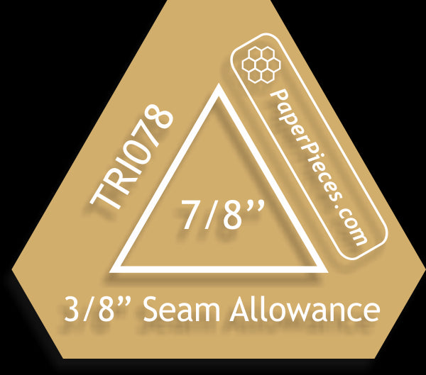 7/8" Equilateral Triangles