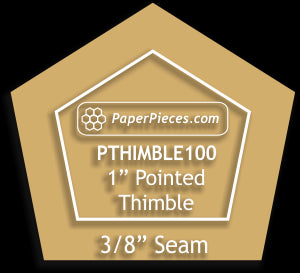 1" Pointed Thimble: Small Pack
