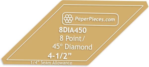 4-1/2" 8 Point Diamonds