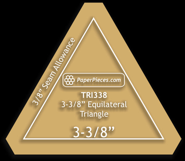 3-3/8" Equilateral Triangles