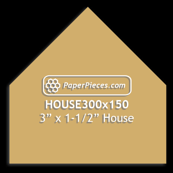 3" x 1-1/2" House
