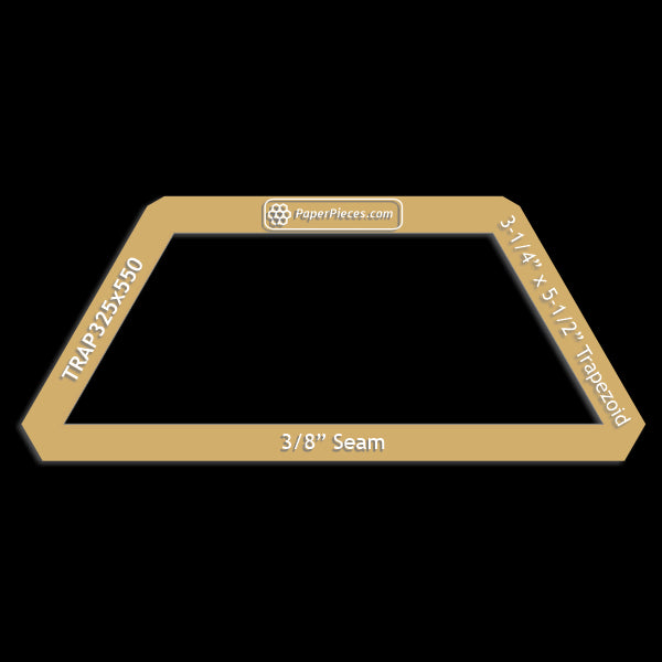 3-1/4" x 5-1/2" Trapezoid