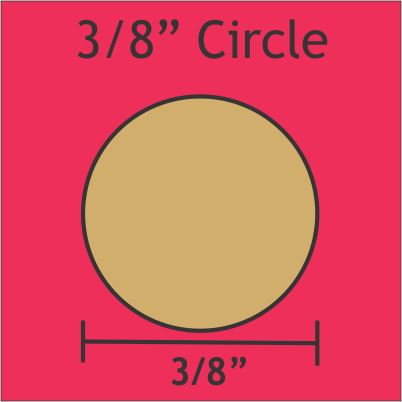 3/8" Circles