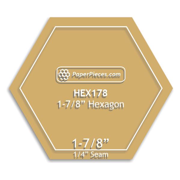 1-7/8" Hexagon