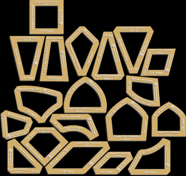 Ripple Effect Medallion by Florence Knapp