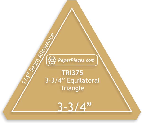 3-3/4" Equilateral Triangles