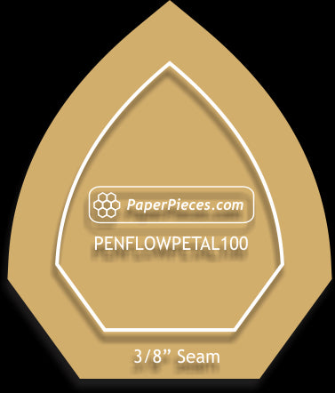 1" Pentagon Flowers Petal