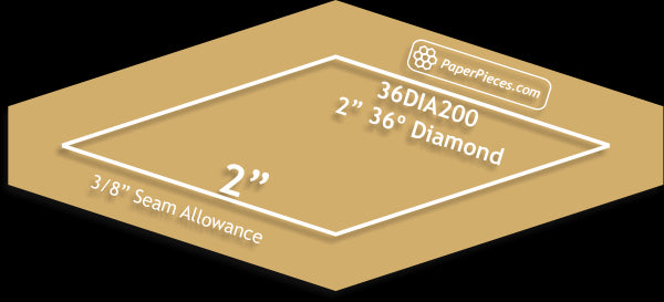 2" 36 Degree Diamonds