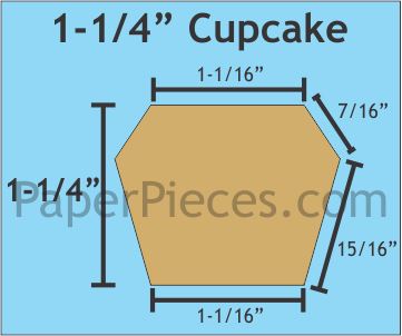 1-1/4" Cupcake