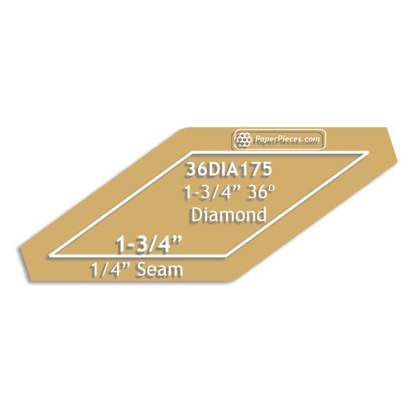 1-3/4" 36 Degree Diamonds