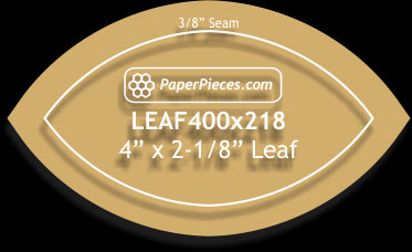 4" x 2-1/8" Leaf