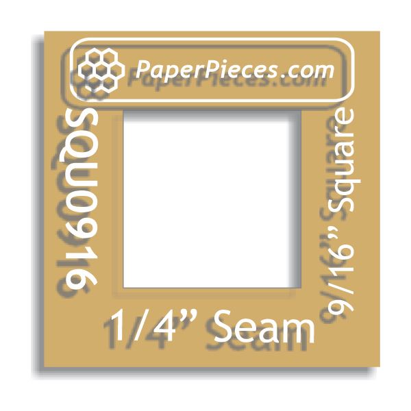 9/16" Square