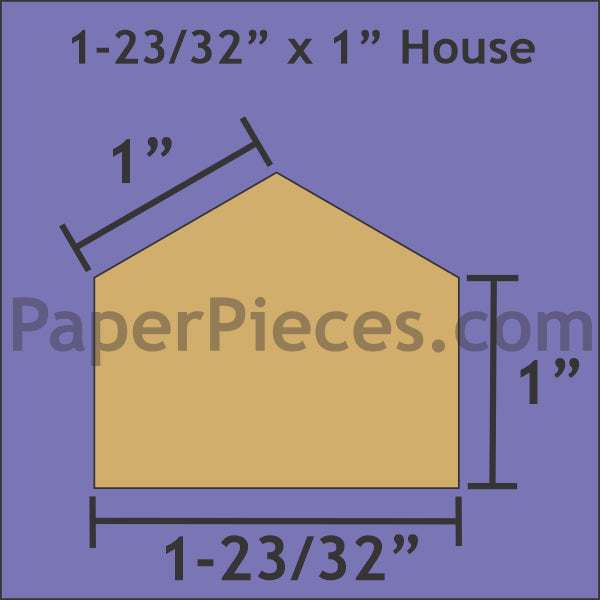 1-23/32" x 1 House