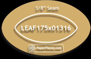 1-3/4" x 13/16" Leafs