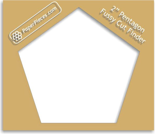 2" Pentagon Fussy Cut Finder