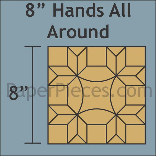 8" Hands All Around