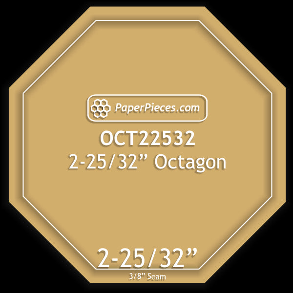 2-25/32" Octagons