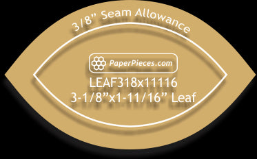 3-1/8" x 1-11/16" Leafs