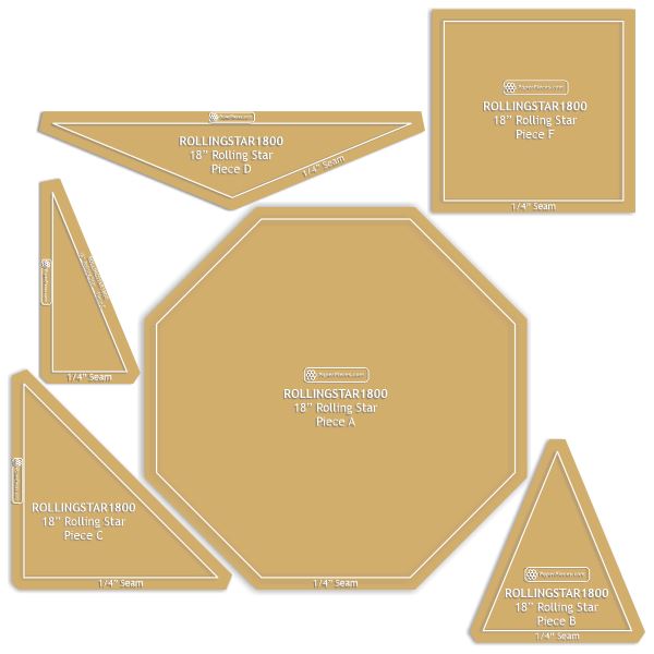 18" Rolling Star by Mary Koval