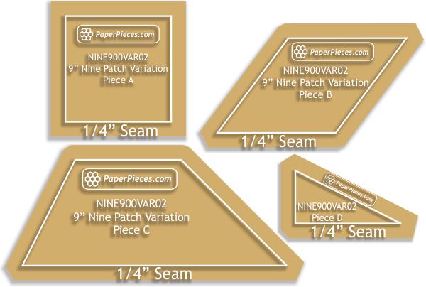 9" Nine Patch Variation 02
