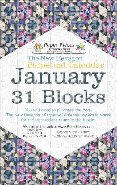 The New Hexagon Perpetual Calendar Piece Packs + Templates