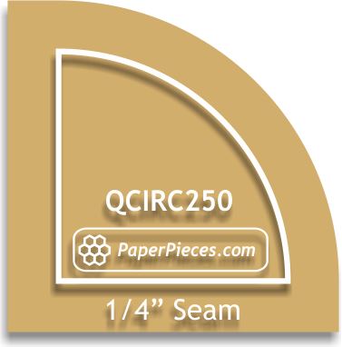 2-1/2" Quarter Circles