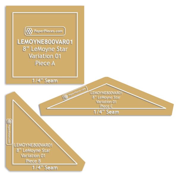 8" Lemoyne Star Variation 01