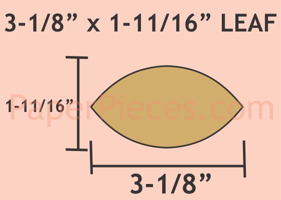 3-1/8" x 1-11/16" Leafs