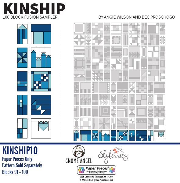 Kinship (100 Days 100 Blocks) by Angie Wilson Gnome Angel