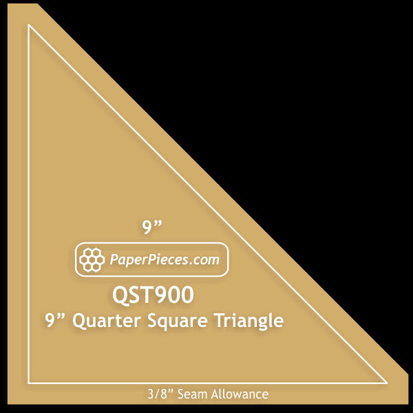 9" Quarter Square Triangles