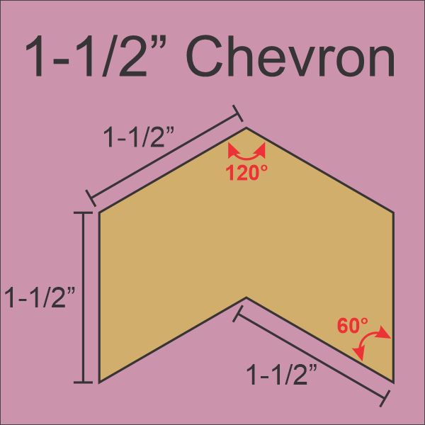 1-1/2" Chevron