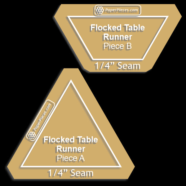 Flocked Table Runner by Paper Pieces®