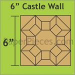 6" Castle Wall Block