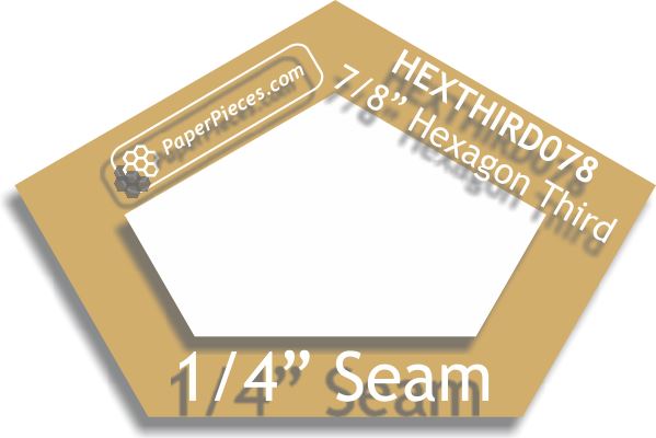 7/8" Hexagon Third