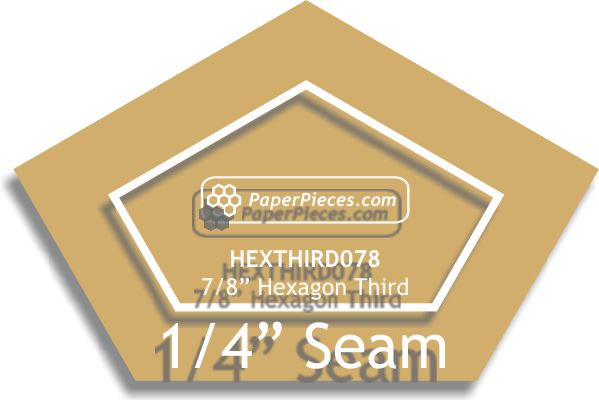 7/8" Hexagon Third