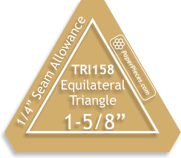1-5/8" Equilateral Triangles
