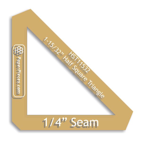 1-15/32" Half Square Triangle