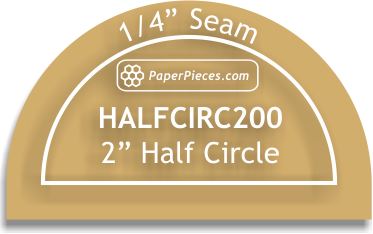 2" Half Circles