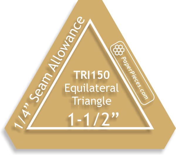 1-1/2" Equilateral Triangles