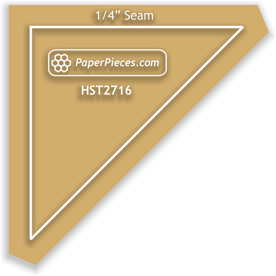 2-7/16" Half Square Triangle