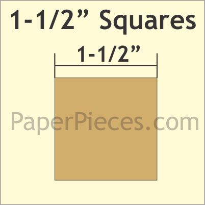 1-1/2" Squares