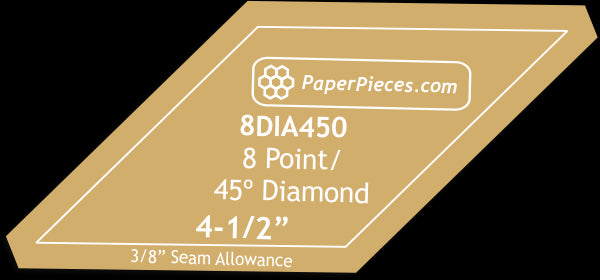 4-1/2" 8 Point Diamonds