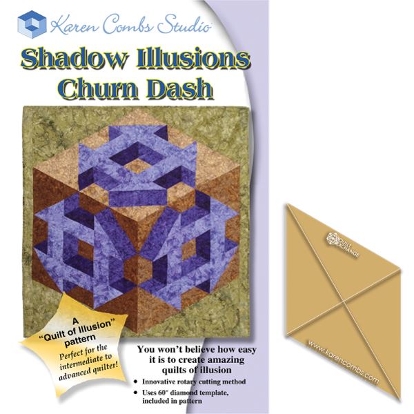 Shadow Illusions - Churn Dash by Karen Combs