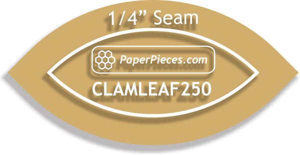 2-1/2" Clam Leaf