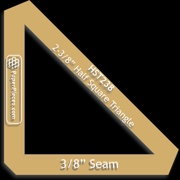 2-3/8" Half Square Triangles